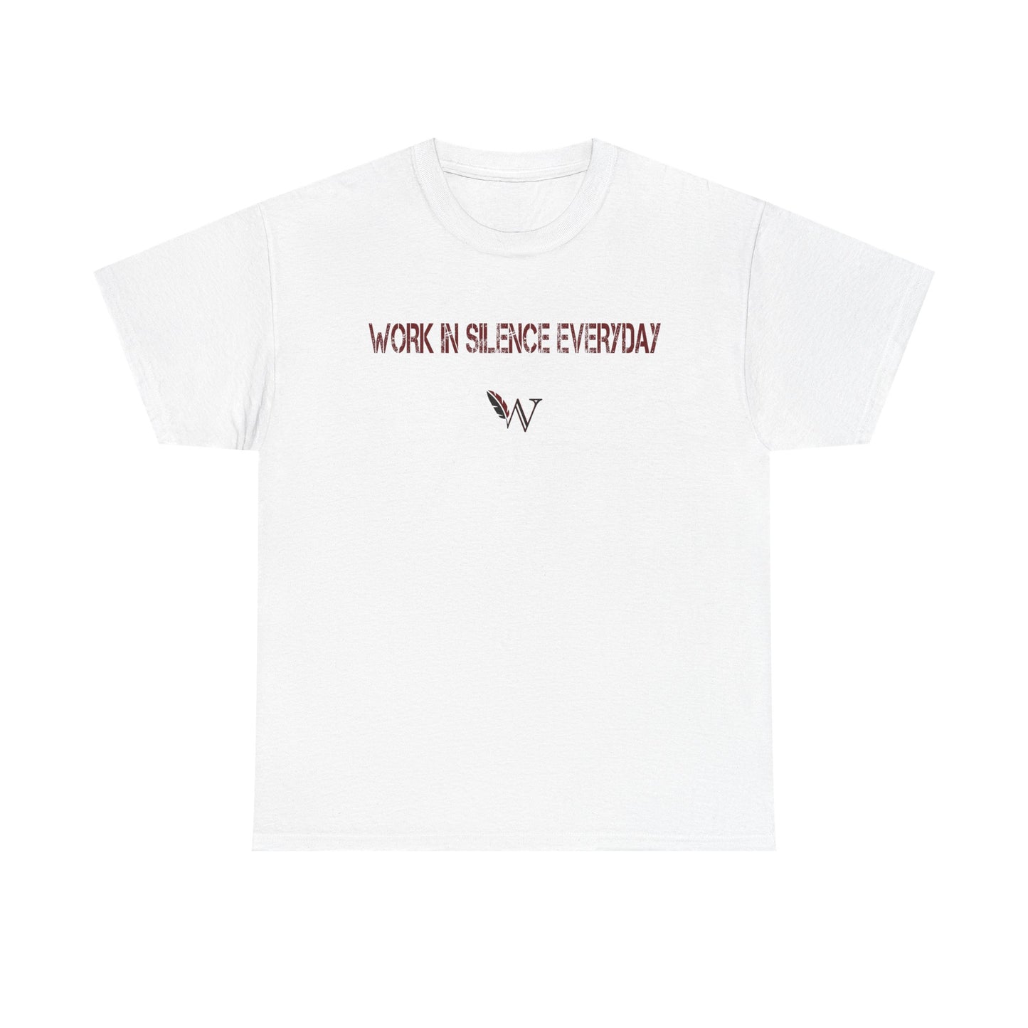 Wise Basketball Tee – “Work in Silence Everyday”