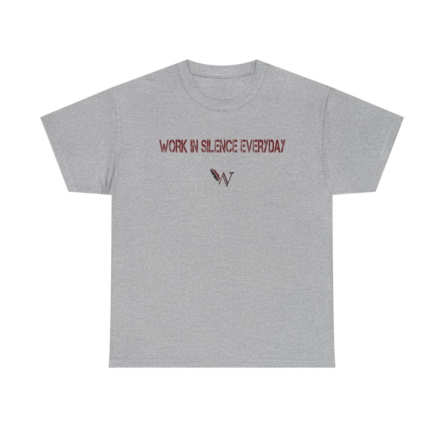 Wise Basketball Tee – “Work in Silence Everyday”