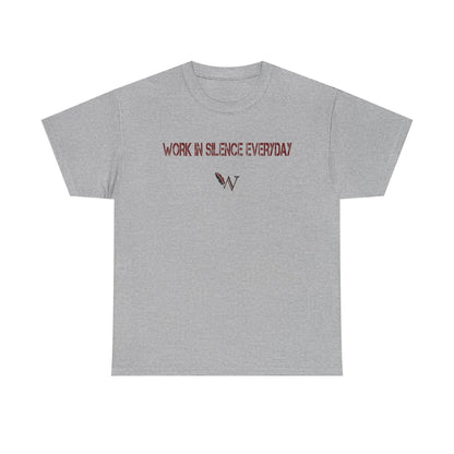 Wise Basketball Tee – “Work in Silence Everyday”