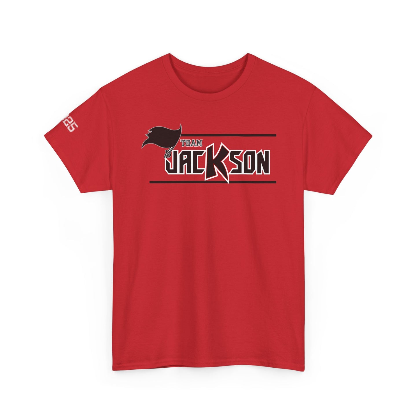 Team Jax Unisex Heavy Cotton Tee - Red