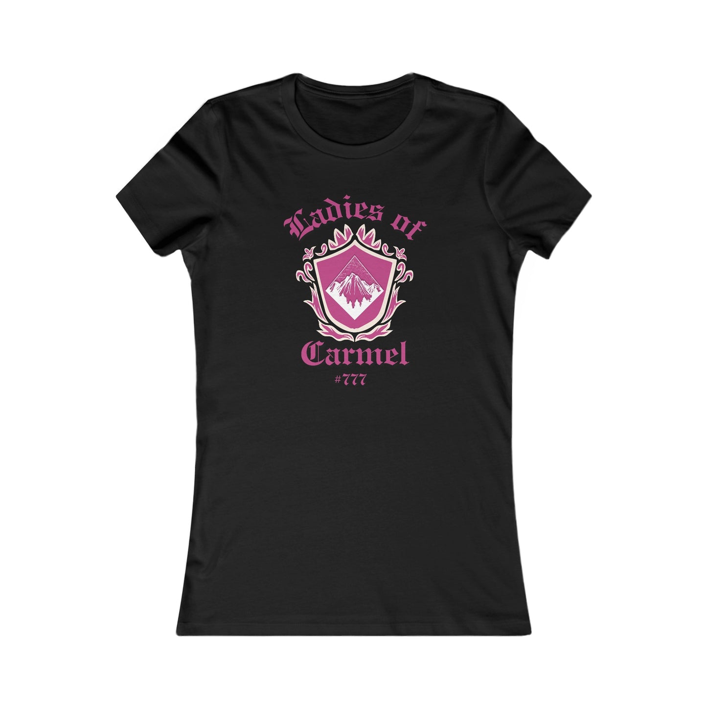 LOC777 Barbie Pink on Black Tee